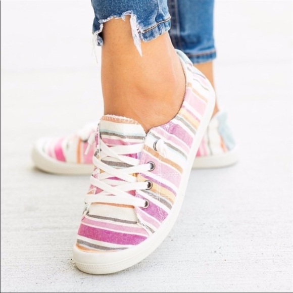 Forever Link Shoes - SUMMERTIME Striped Sneakers